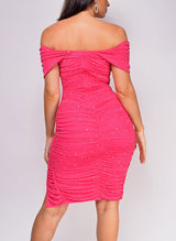 Sheath/Column Off-The-Shoulder Sleeveless Jersey Homecoming Dresses