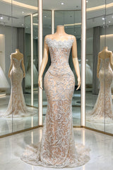 Dazzling Strapless Sleeveless Mermaid Prom Dresses Column Long With Zipper