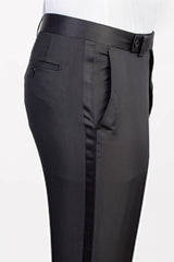 Gold Sequin Shawl Lapel Double-Breasted Prom Suit