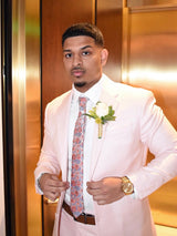 Elegant 2 Pieces Shawl Label Prom Men Suits One Button Prom Tuxedo-Ballbella