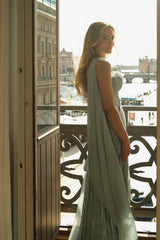 Elegant Sweetheart Strapless Sleeveless Prom Dresses High Split With Pleats