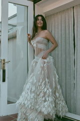 Timeless Sweetheart Strapless Sleeveless Tulle Prom Dresses A-Line With Lace-Up Back