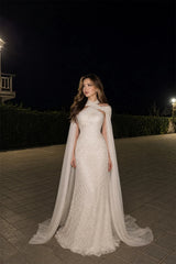 Graceful Halter Off The Shoulder Mermaid Prom Dresses Floor Length With Ribbon