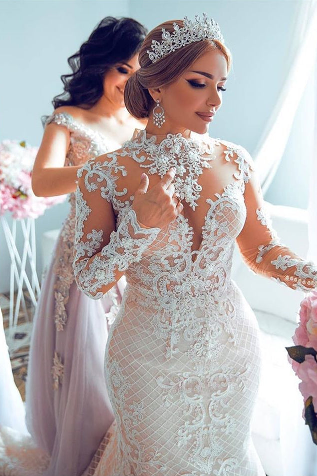 linear beading wedding dress Modern Boho Wedding Dress with Linear Lace Details