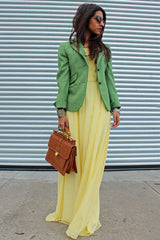 A-line Strapless Floor Length Chiffon Sleeveless Glam Prom Dress-Ballbella