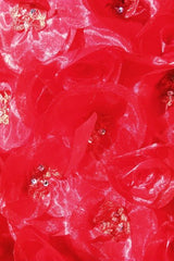 A-line Sweetheart Knee Length Tulle Beaded Homecoming Dress-Ballbella