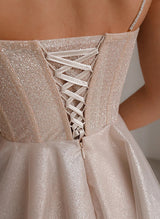 A-Line Sweetheart Sleeveless Short/Mini Homecoming Dresses-Ballbella