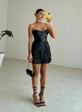 A-Line Sweetheart Sleeveless Short/Mini Homecoming Dresses With Pleated-Ballbella
