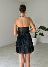 A-Line Sweetheart Sleeveless Short/Mini Homecoming Dresses With Pleated-Ballbella
