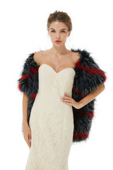 Alexandra- Winter Faux Fur Wedding Wrap-Ballbella