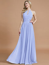 Amazing Chiffon Scoop Sleeveless Bridesmaid Dresses-Ballbella