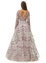 Ballbella Design | Sparkle Beaded Long Sleeves Prom Dresses-Ballbella