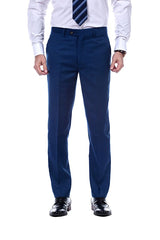 Bespoke Solid Navy Blue Mens Suits for Formal-Ballbella