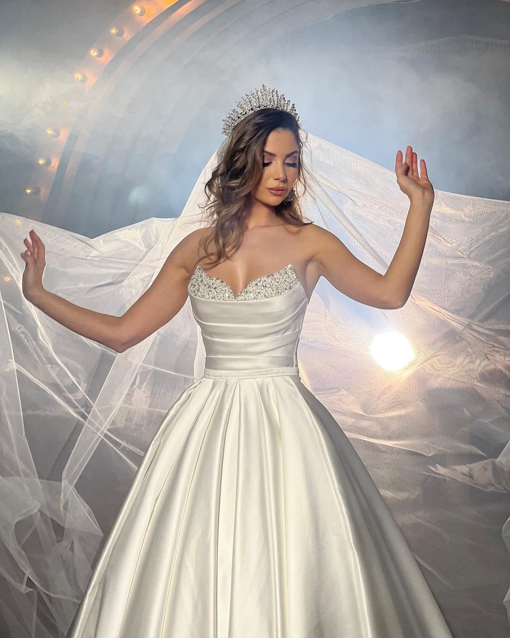 Charming FloorLength Sleeveless A Line Wedding Dress With Beads Charming FloorLength Sleeveless A Line Wedding Dress With Beads