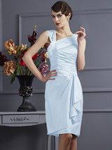 Charming Sleeveless Applique Short Taffeta Bridesmaid Dresses-Ballbella