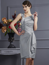 Charming Sleeveless Applique Short Taffeta Bridesmaid Dresses-Ballbella