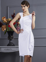 Charming Sleeveless Applique Short Taffeta Bridesmaid Dresses-Ballbella