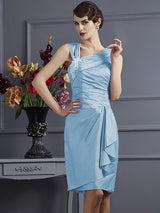 Charming Sleeveless Applique Short Taffeta Bridesmaid Dresses-Ballbella