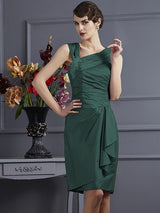 Charming Sleeveless Applique Short Taffeta Bridesmaid Dresses-Ballbella