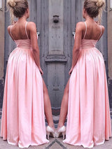 Charming Sleeveless Straps Ruched Dresses-Ballbella