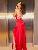 Charming Spaghetti Straps Ruched Sleeveless Dresses-Ballbella