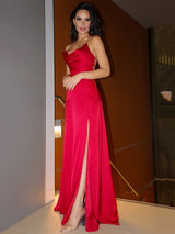 Charming Spaghetti Straps Ruched Sleeveless Dresses-Ballbella