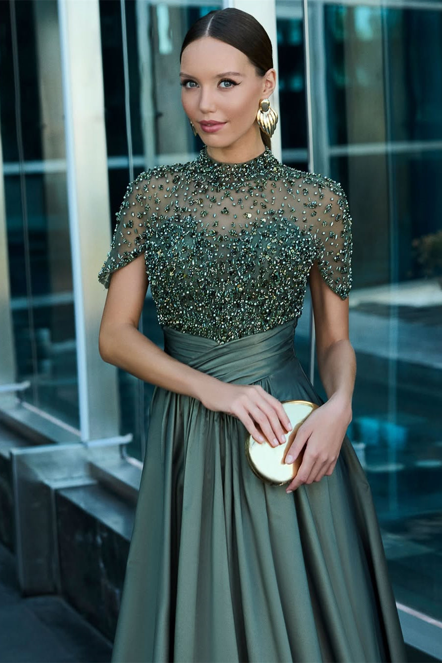 green emerald velvet dress Cute V Neck Backless Dark Green Short Prom Dress, Backless Green Homec –  abcprom