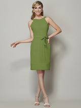 Chic Sleeveless Short Chiffon Bridesmaid Dresses-Ballbella