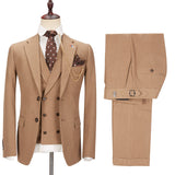Classic Classy Notched Lapel Slim Fit Men Suits-Ballbella
