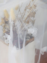 Classic Ivory Two-Tier Flowers Tulle Cut Edge Wedding Veils-Ballbella