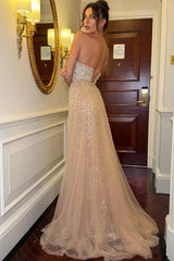 Classic V-Neck Strapless Sleeveless Mermaid Prom Dresses Column Pearl With Lace-Up Back-Ballbella