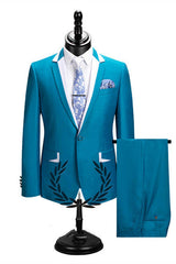 Classy Notched Lapel Best Fitted Men Suits for Prom-Ballbella