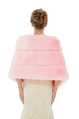 Daisy - Winter Faux Fur Wedding Wrap-Ballbella
