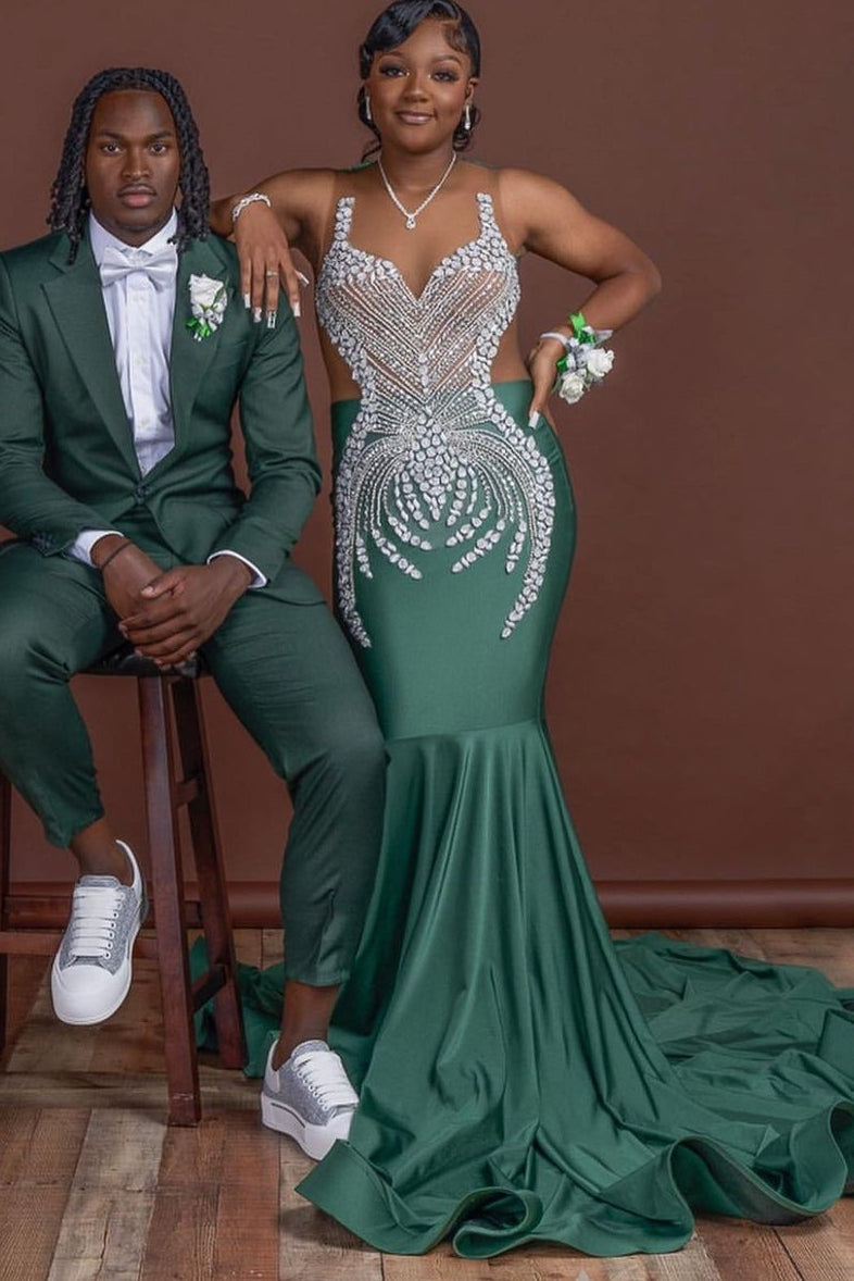 strapless open back dress Slit Glamorous Lace Black Long-Sleeve Prom Dress Evening Dress US16 / Black strapless open back dress Slit Glamorous Lace Black Long-Sleeve Prom Dress Evening Dress US16 / Black
