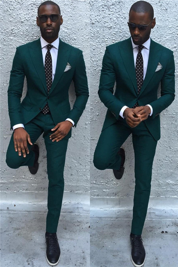 Dark Green Slim Fit Formal Mens Business Suit Classy Peaked Laple Prom Suits Ballbella Dark Green Slim Fit Formal Mens Business Suit Classy Peaked Laple Prom Suits Ballbella