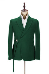 Elegant Green Slim Fit Fashion Men Suits Online for Prom-Ballbella