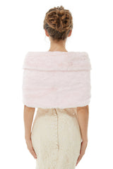 Elegant Turnover Collar Wedding Shawl Sleeveless Bridal Covers-Ballbella