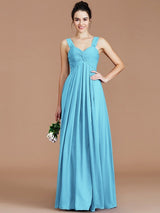 Empire Sweetheart Sleeveless Ruched Chiffon Bridesmaid Dresses-Ballbella