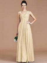 Empire Sweetheart Sleeveless Ruched Chiffon Bridesmaid Dresses-Ballbella