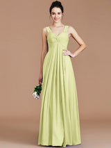Empire Sweetheart Sleeveless Ruched Chiffon Bridesmaid Dresses-Ballbella