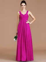 Empire Sweetheart Sleeveless Ruched Chiffon Bridesmaid Dresses-Ballbella