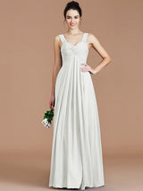 Empire Sweetheart Sleeveless Ruched Chiffon Bridesmaid Dresses-Ballbella