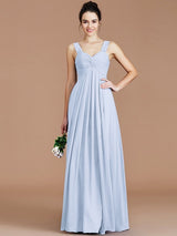 Empire Sweetheart Sleeveless Ruched Chiffon Bridesmaid Dresses-Ballbella
