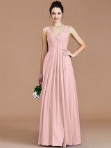 Empire Sweetheart Sleeveless Ruched Chiffon Bridesmaid Dresses-Ballbella