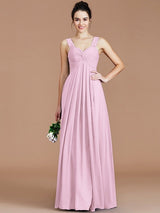 Empire Sweetheart Sleeveless Ruched Chiffon Bridesmaid Dresses-Ballbella