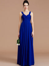 Empire Sweetheart Sleeveless Ruched Chiffon Bridesmaid Dresses-Ballbella