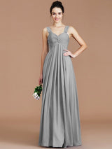 Empire Sweetheart Sleeveless Ruched Chiffon Bridesmaid Dresses-Ballbella