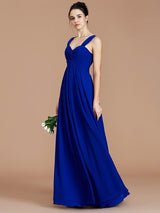 Empire Sweetheart Sleeveless Ruched Chiffon Bridesmaid Dresses-Ballbella