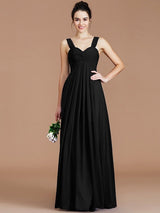 Empire Sweetheart Sleeveless Ruched Chiffon Bridesmaid Dresses-Ballbella