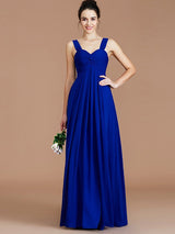 Empire Sweetheart Sleeveless Ruched Chiffon Bridesmaid Dresses-Ballbella